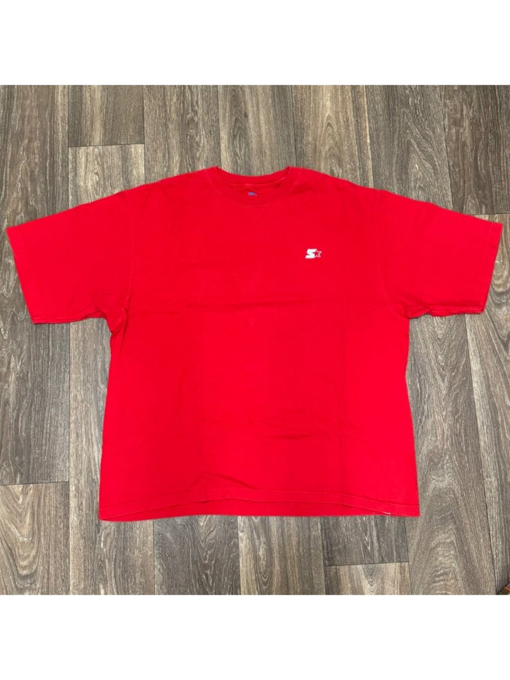 Vintage Starter Athletic Shirt Men's XL Red Baggy Y2K Sportswear 00s